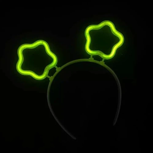 Glow Stick Karanlıkta Yanan Fosforlu Yıldız Taç 12 Adet - Resim 5