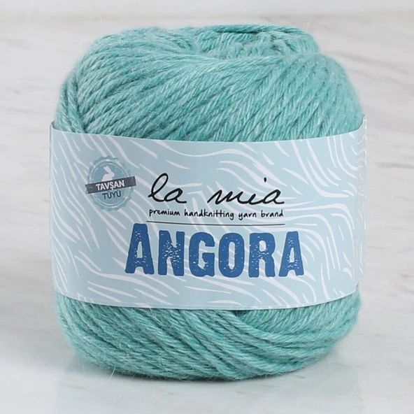 La Mia Angora 50gr Mint Yeşili El Örgü İpi - L130 - 33805 ürün görseli