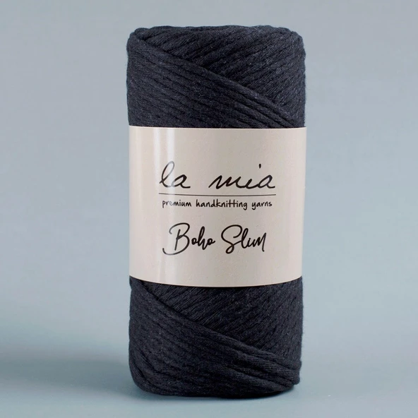 La Mia Boho Slim Siyah El Örgü İpi -L006 - 34203 ürün görseli