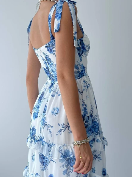 Zemun Bağlamalı Elbise - Resim 5