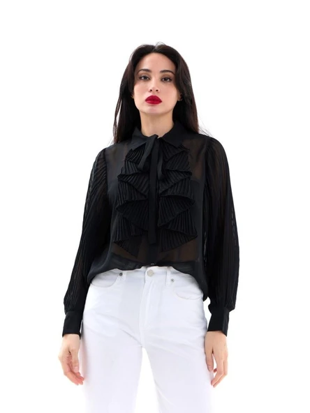 5535 GÖMLEK-SİYAH ürün görseli