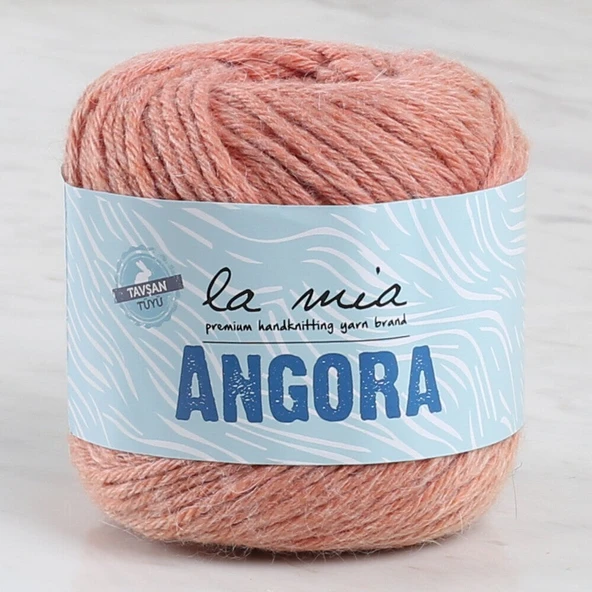 La Mia Angora 50gr Yavruağzı El Örgü İpi - L125 - 33797 ürün görseli