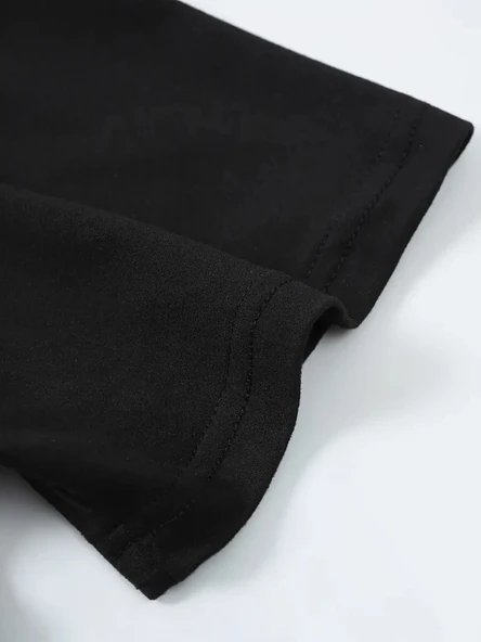 Erkek Kısa Kollu Bisiklet Yaka çok Renkli Viskon Bluz - Resim 5