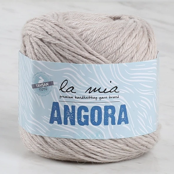 La Mia Angora 50gr. Bej El Örgü İpi - L003 - 34218 ürün görseli