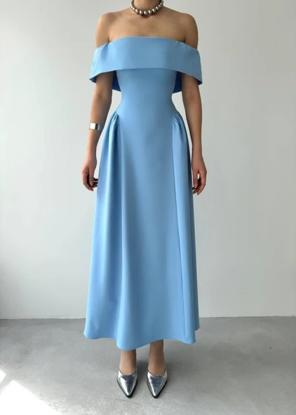 Stars Straplez Elbise - Resim 2