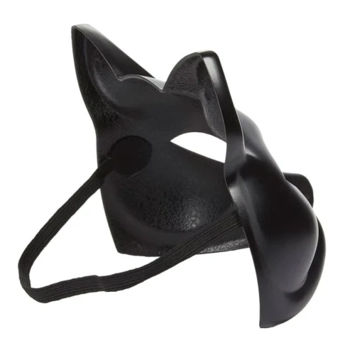 Siyah Renk Lüks Kedi Maskesi - Resim 3