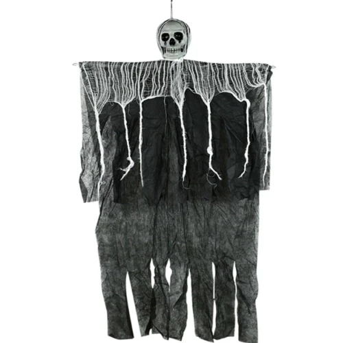 Ürpertici Kuru Kafa Hayalet Saçaklı Dekor - Resim 3