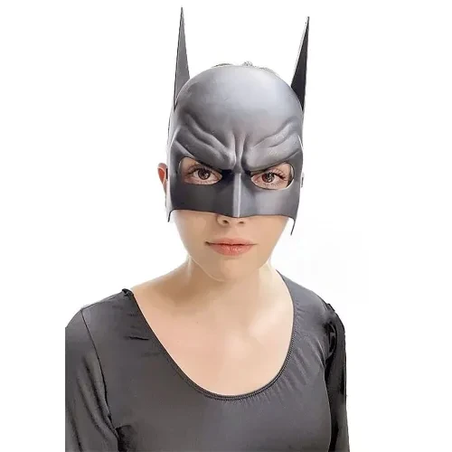 Siyah Çocuk Batman Maskesi Lastikli - Resim 4