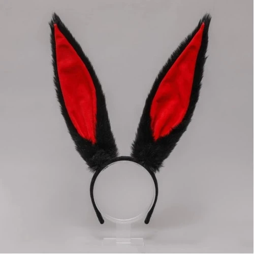 Peluş Mega Tavşan Kulağı Siyah - Resim 5