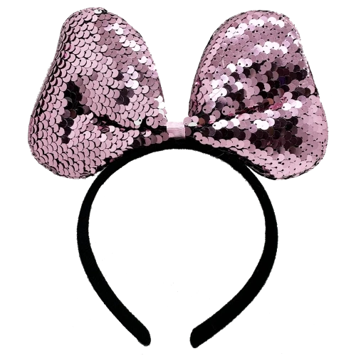 Renk Değiştiren Pullu Fiyonk Parti Tacı Pembe Gümüş ürün görseli