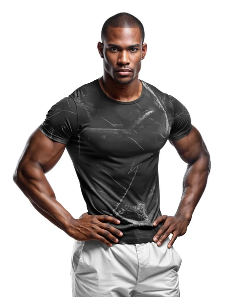 Desenli Antrenman ve Spor Forması, Halı Saha Forması, Nefes Alan Tişört, Yüksek Kalite Gym Tshirt - 1