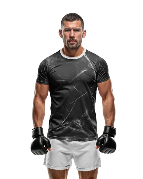 Desenli Antrenman ve Spor Forması, Halı Saha Forması, Nefes Alan Tişört, Yüksek Kalite Gym Tshirt - 3