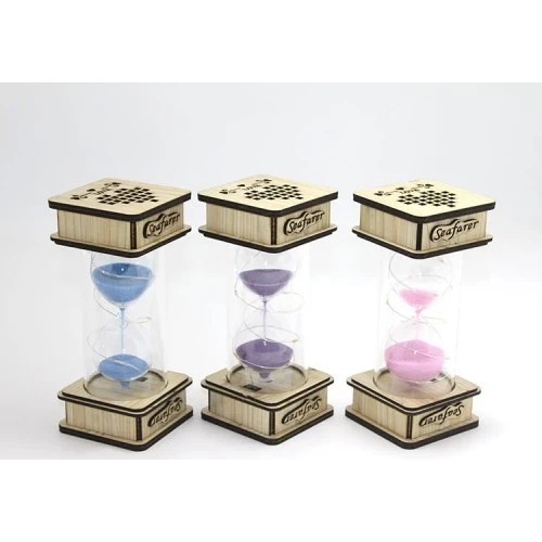 Ahşap Ledli Kum Saati Model 2 ürün görseli