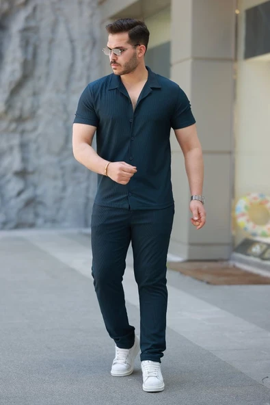 Erkek Ottoman Kumaş Pantolon Gömlek Takım ürün görseli