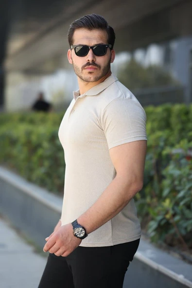 Erkek Kısa Kollu Yakalı Tişört - 2