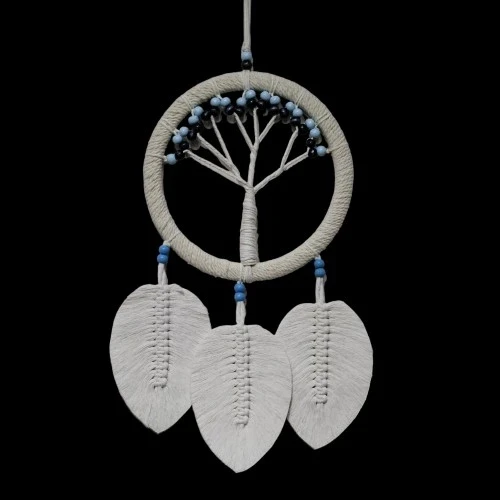 Rüya Kovan Hayat Ağacı Dream Catcher Ekru - 2