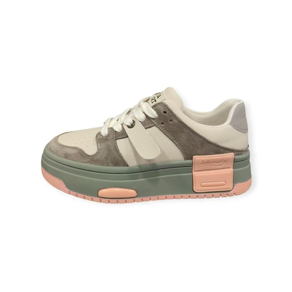 GUJA 24K358-3 KALIN TABAN KADIN SNEAKERS SPOR AYAKKABI - Resim 2