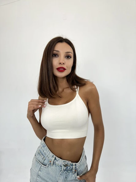 15354 ASTARLI BRA-EKRU - Resim 4