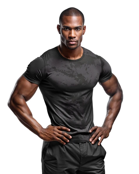Desenli Antrenman ve Spor Forması, Halı Saha Forması, Nefes Alan Tişört, Yüksek Kalite Gym Tshirt - 1