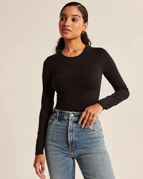 Süprem Kumaş Bluz - Resim 2