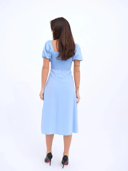 5948 ELBİSE-MAVİ - Resim 2