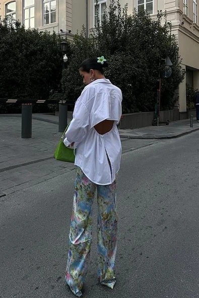 Mirian Sırt Dekolteli Gömlek 3228-08 - 3