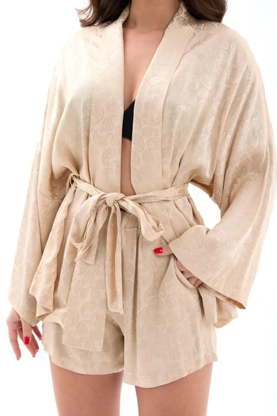 7002 KİMONO ŞORTLU TAKIM-GERA - Resim 4