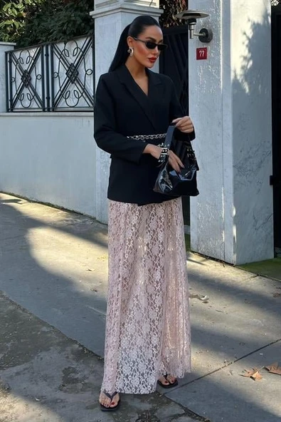 Maxi Dantel Etek 4047 - Resim 2