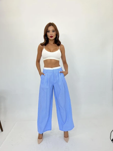 7109 PANTOLON-DALLAS ÇİZGİLİ ürün görseli