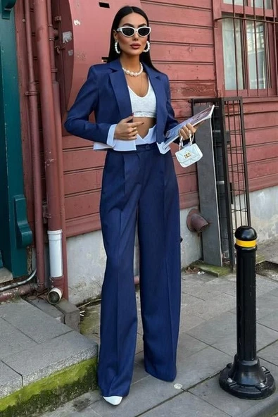 Audrey Crop Ceket Takım 10106 ürün görseli