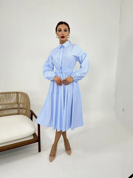 6813 ELBİSE-SAN DİEGO ÇİZGİLİ - Resim 3