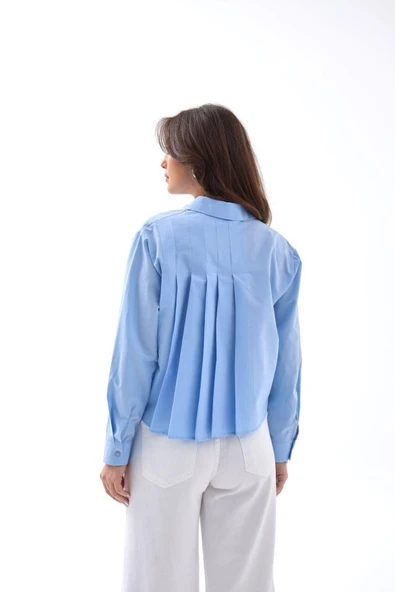 6484 GÖMLEK-MAVİ - Resim 2