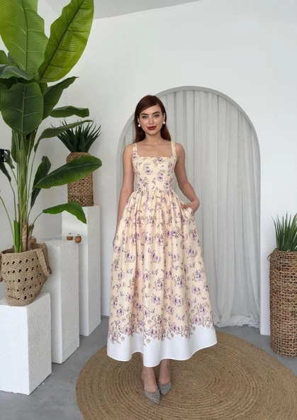 Yoa Cep Detaylı Elbise - Resim 4