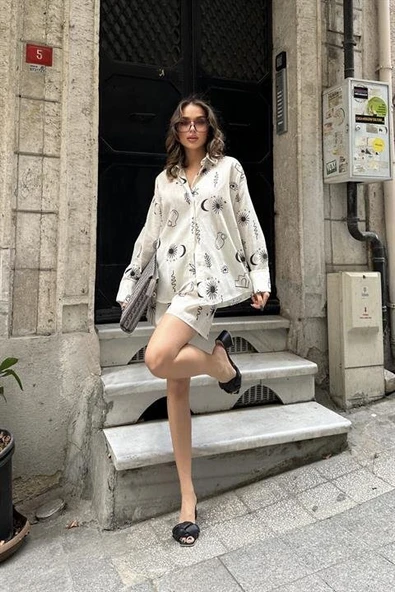 Lauren Desenli Keten Takım 9805-0025 - Resim 4