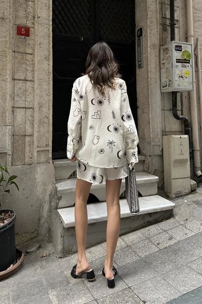 Lauren Desenli Keten Takım 9805-0025 - Resim 2