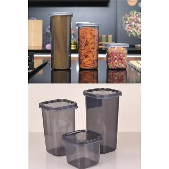 3 Boy Erzak Saklama Kabı - Resim 3