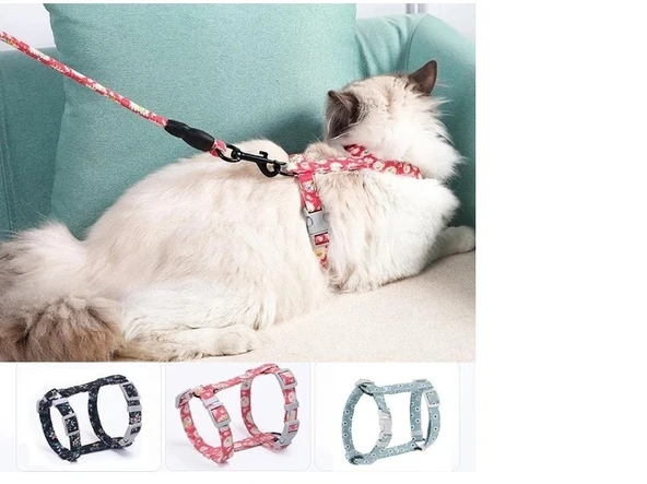 Kedi Gezdirme Göğüs Tasması - Resim 4