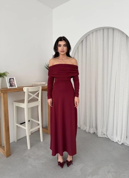 Uras Straplez Elbise - Resim 6