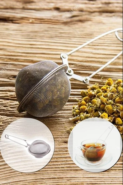 Bitki Çayı Demleme Süzgeci - Resim 3