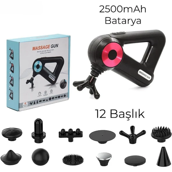 12 Başlıklı Masaj Aleti - 1