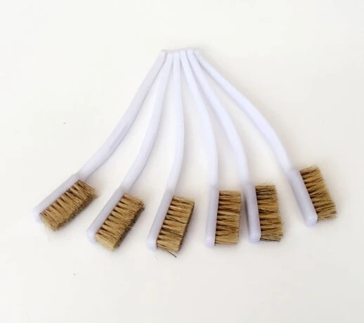 Çok Amaçlı Detay Temizlik Fırçası Beyaz Saplı - Resim 3