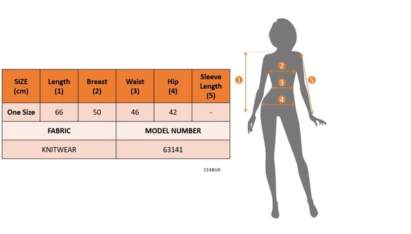 Kadın Askılı Yuvarlak Yaka Geometrik Desenli Triko Bluz - Resim 5