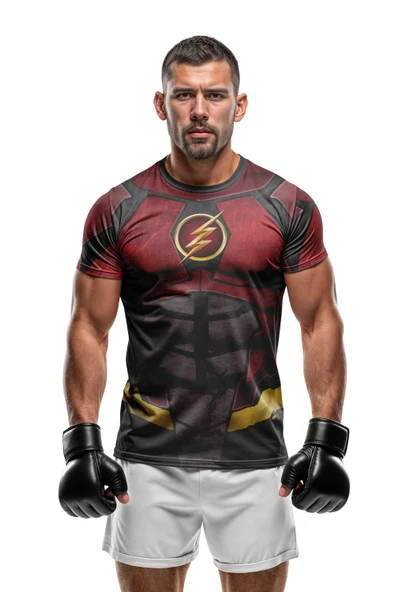 Desenli Antrenman ve Spor Forması, Halı Saha Forması, Nefes Alan Tişört, Yüksek Kalite Gym Tshirt - 5