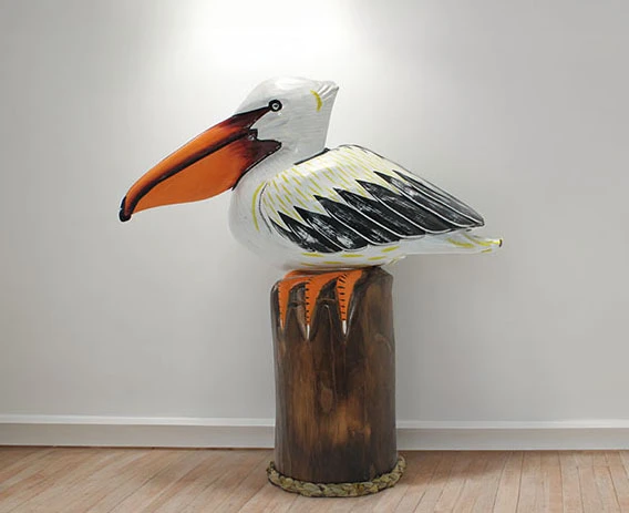 Ahşap Pelikan 45 Cm ürün görseli