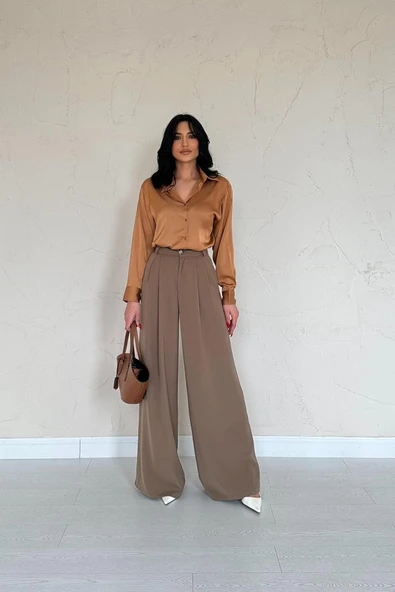 Vizon Saten Gömlek - Resim 2