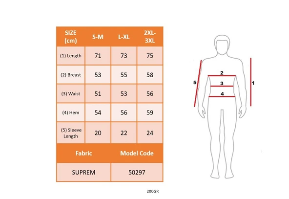 Erkek Around Baskılı Süprem T-shirt - Resim 5