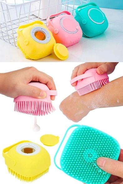 Duş Jeli Hazneli Banyo Masaj Kesesi - 2