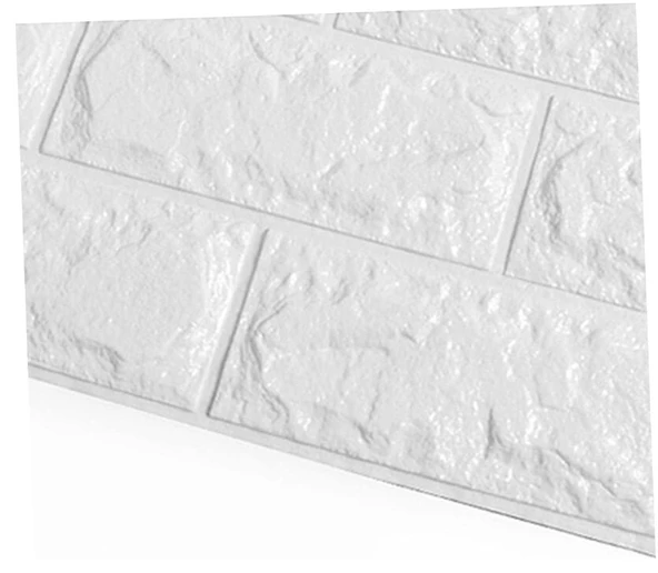 3D Tuğla Desenli Kendinden Yapışkanlı Duvar Paneli 58x38 cm - Resim 7