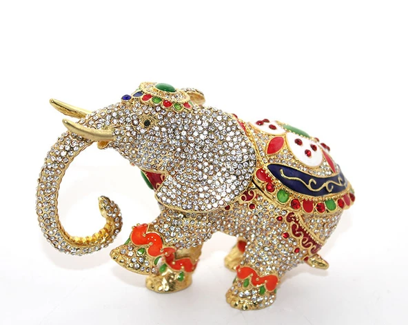 Taşlı Tekli Fil Figürü Model 6 ürün görseli