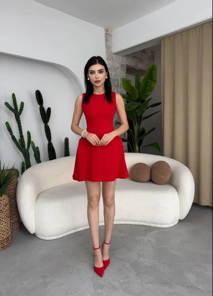 More İnci Detaylı Elbise - Resim 6